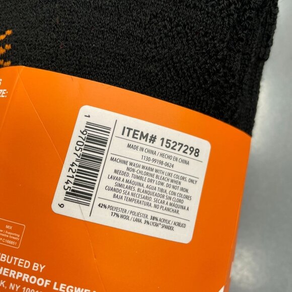 NEW Weatherproof Vintage 4-Pack Men's Size 6-12 Wool Blend Crew Socks Outdoor - Picture 6 of 7